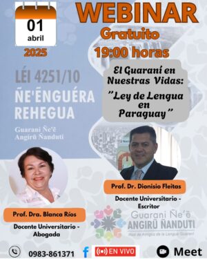 Jasyrundy ára peteĩhame oĩta webinar Guarani Ñe’ẽ rehegua